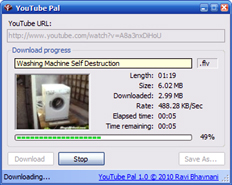 YouTube� Pal in action
